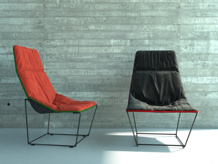 muebles salon ideas metales sillones rocas
