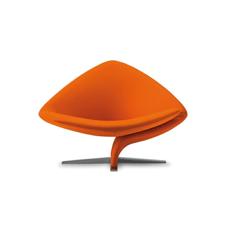 original diseño sillón color naranja