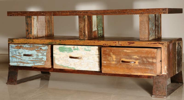 original diseño mueble madrea cajones
