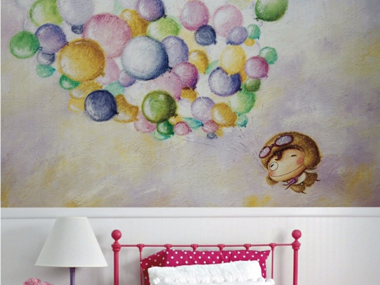 contraste de color paredes diseño soluciones texturas globos contraste