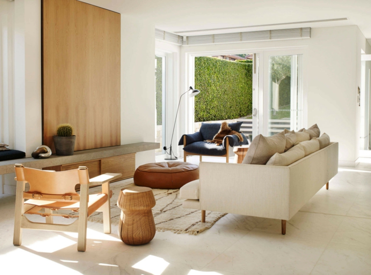 salones decoracion moderna detalles madera ideas