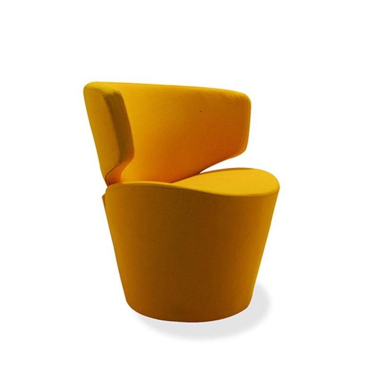 original diseño sillón amarillo