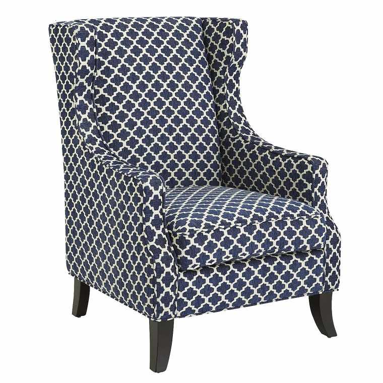 sillón tapizado respaldo alto