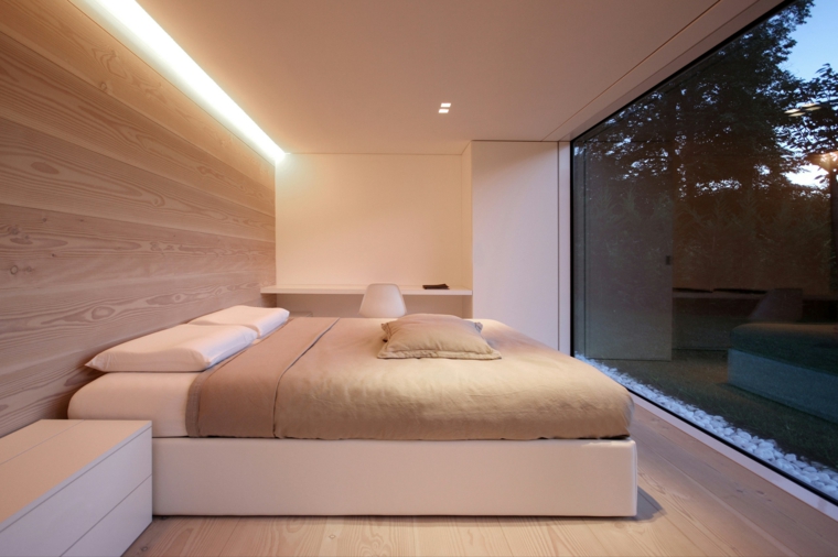 suelo pared parque cama grande dormitorio ideas