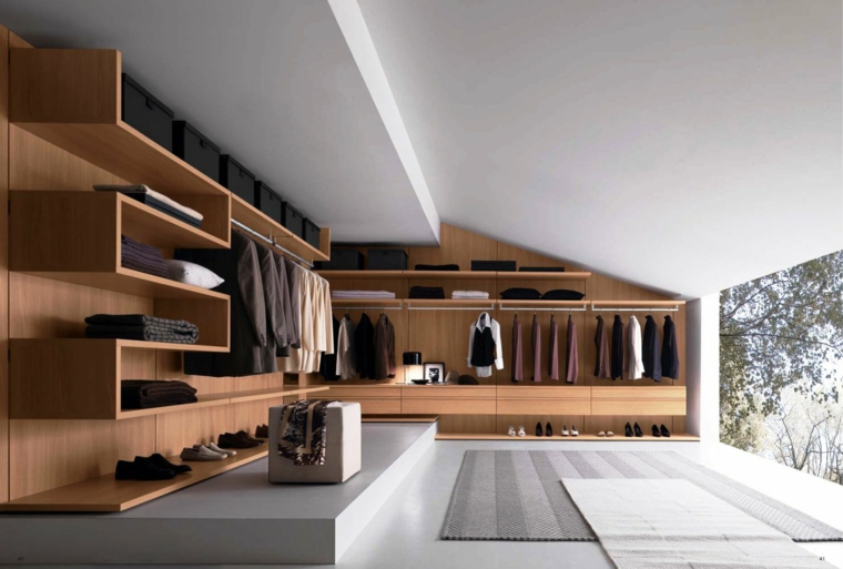 armario sin puertas estantes madera inspirador ideas