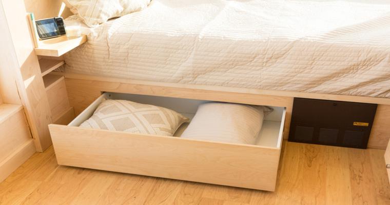 cama con cajones integrados cama madera cajones integrados