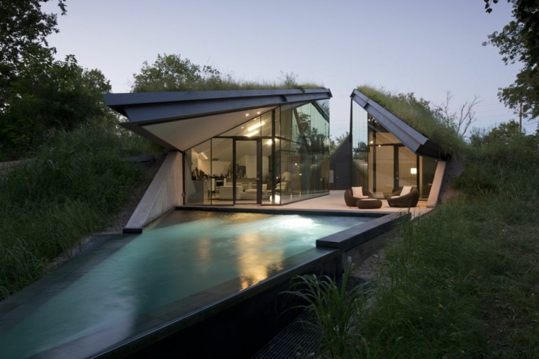 casa diseño moderno verde