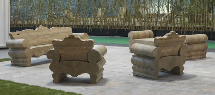 ideas para exteriores cesped tentaciones salas muebles verdes piscina