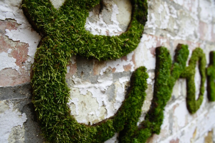 originales letras decorativas naturales letras decorativas paredes patio