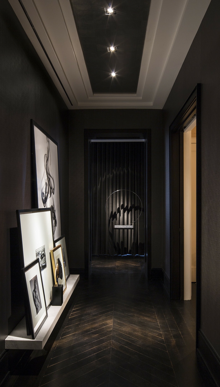 elegantes oscuros salones estilos lineas efecto