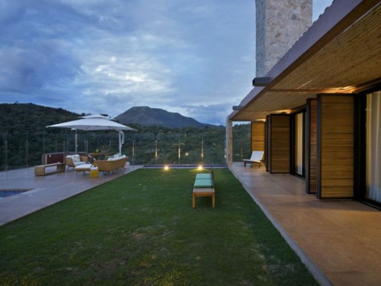 estupenda terraza moderna porche