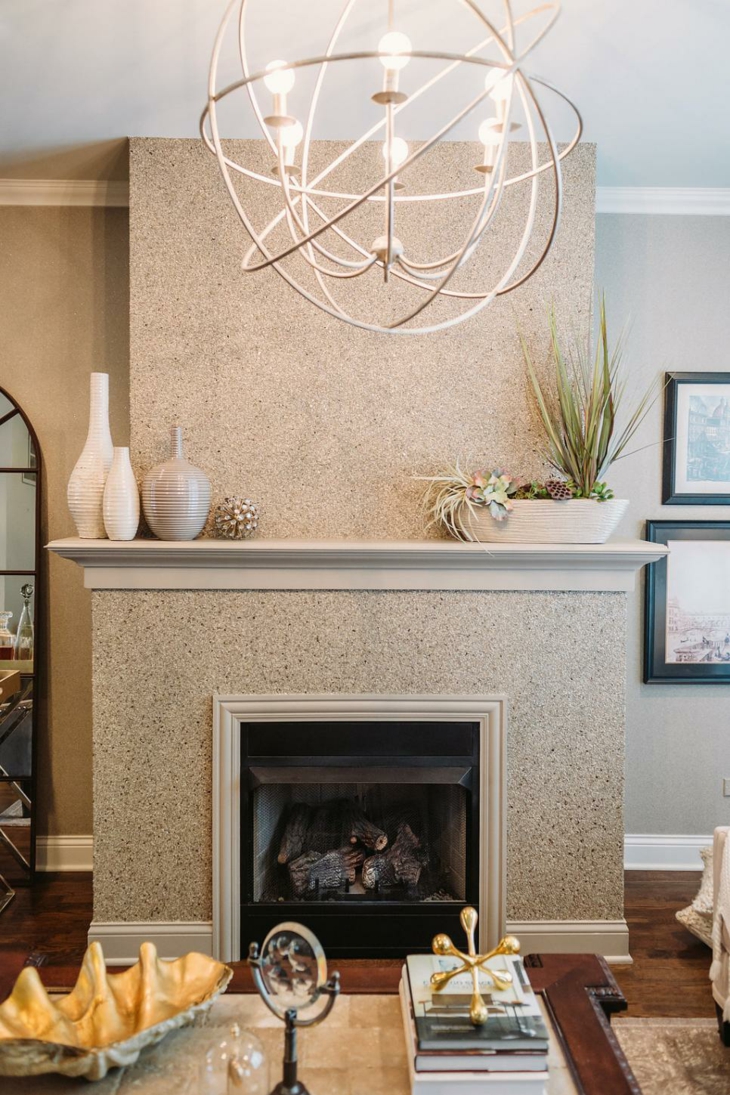 Decoracion salones con chimenea en ambientes acogedores