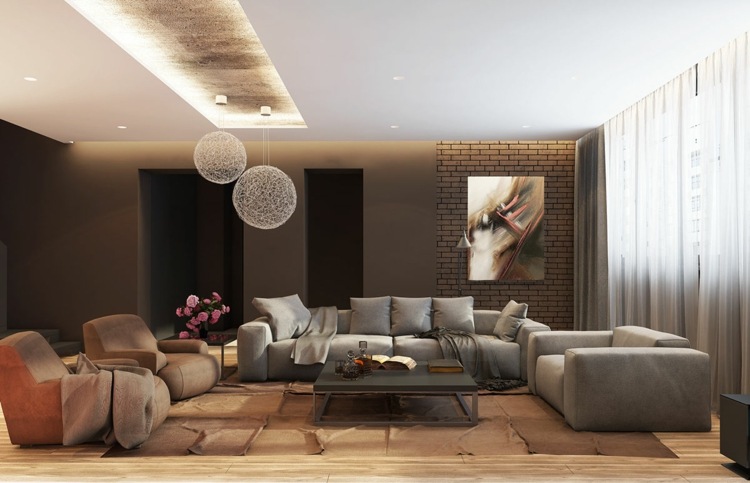 iluminacion diseño salones alfombras acuerdos sofa
