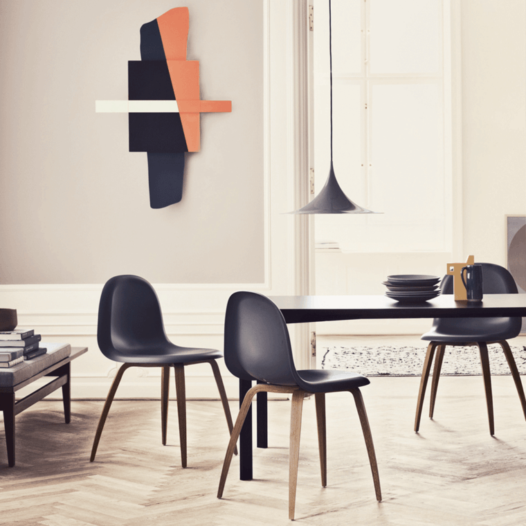 muebles comedor color negro originales