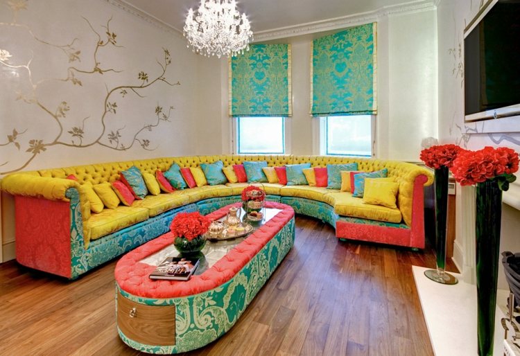 muebles sofa original colores diseño