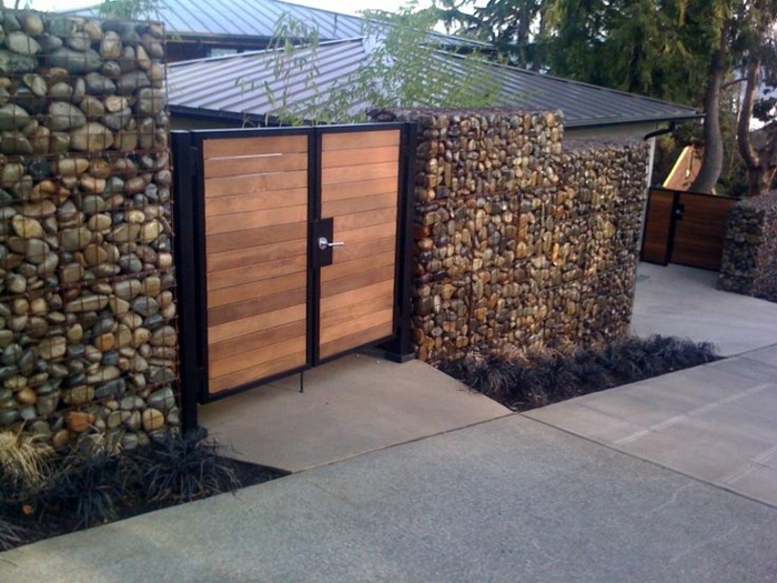 jardin frontal muros ideas estilos casa carabajos minimalista paredes