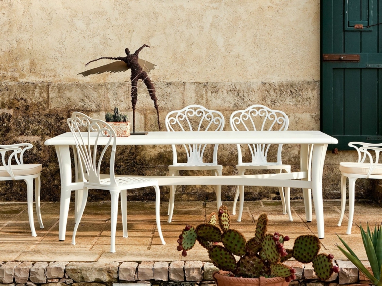 opciones muebles jardin originales blancos preciosos ideas 