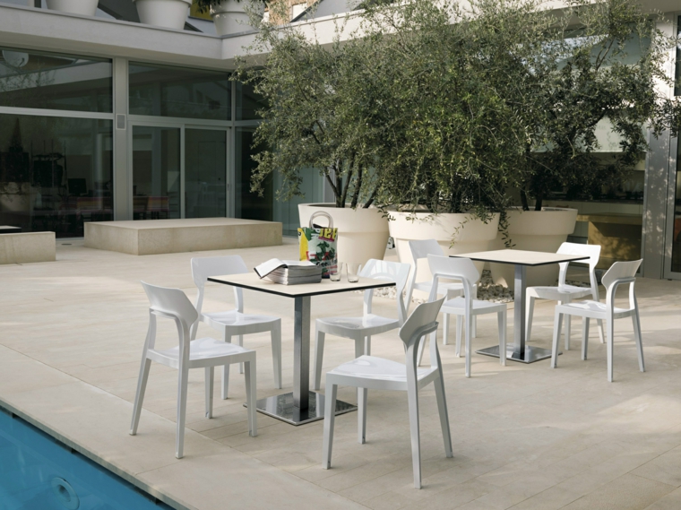opciones muebles jardin originales macetas grandes ideas