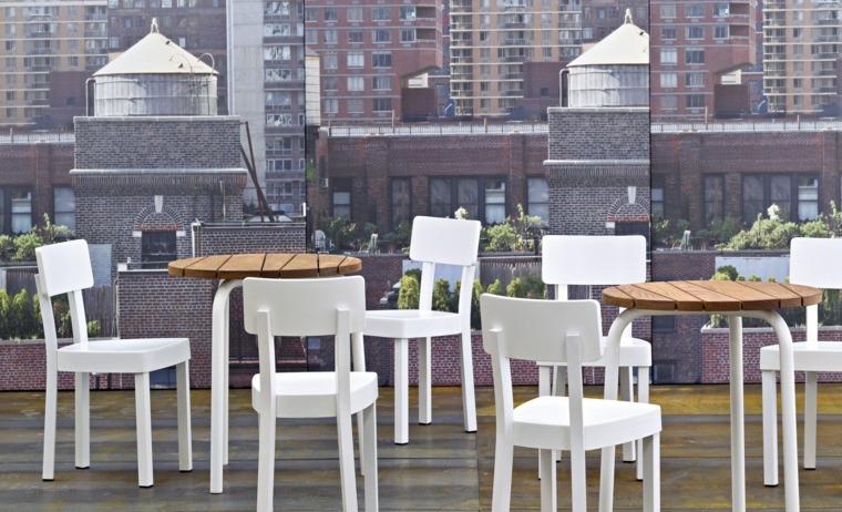 opciones muebles jardin originales mesitas pequenas madera ideas