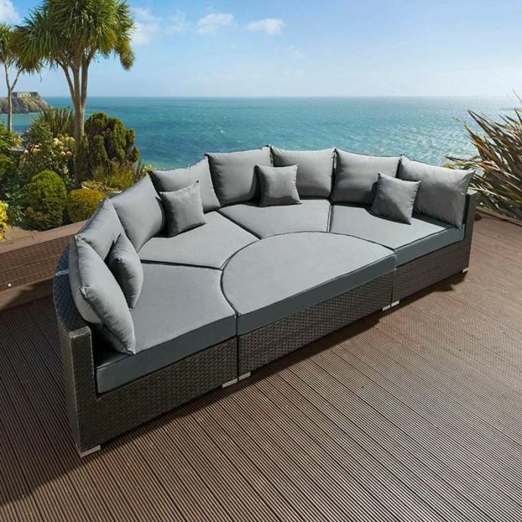 original diseño semicircular sofa