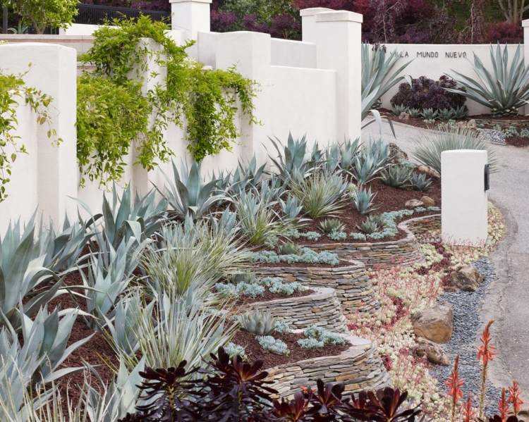originales diseños plantas jardines modernos