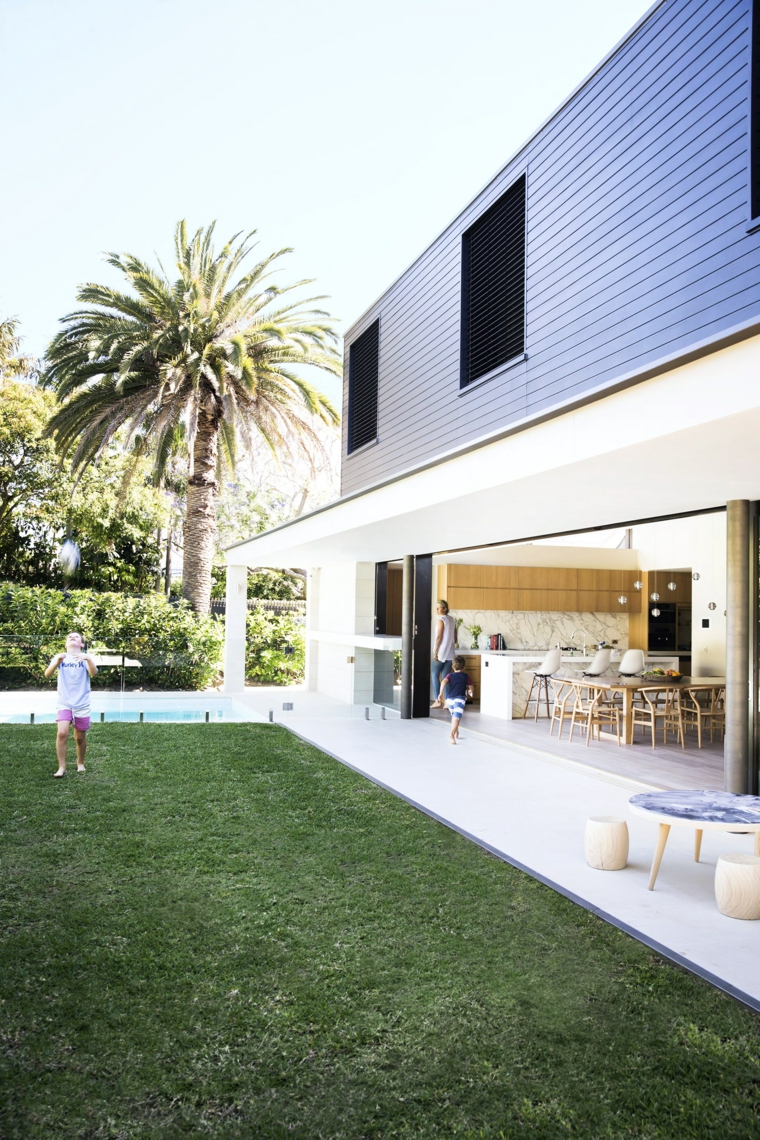 jardines donde pueden jugar los niños paisajes hermosos jardin cesped palmera ideas