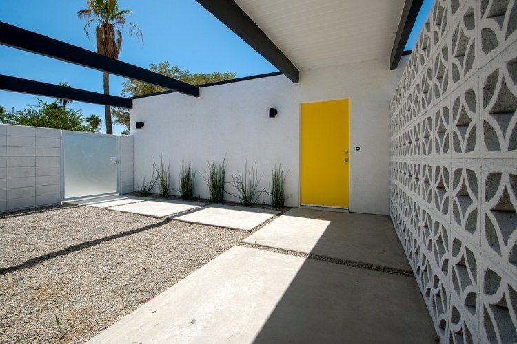 patio jardin diseño minimalista