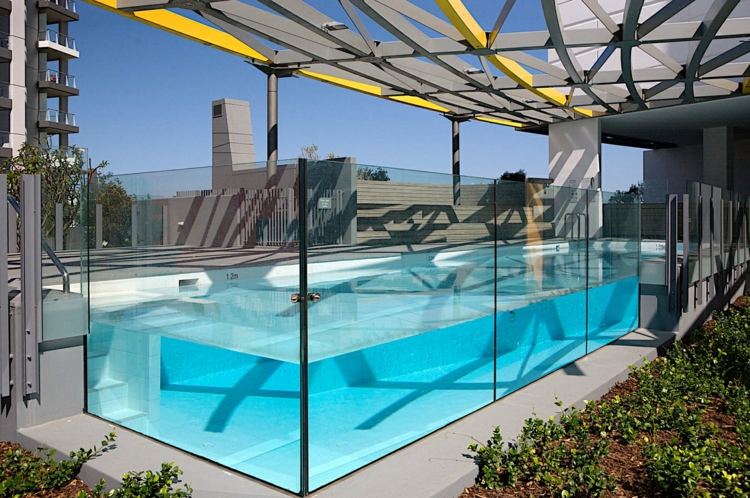 piscina paredes cristal original duiseño