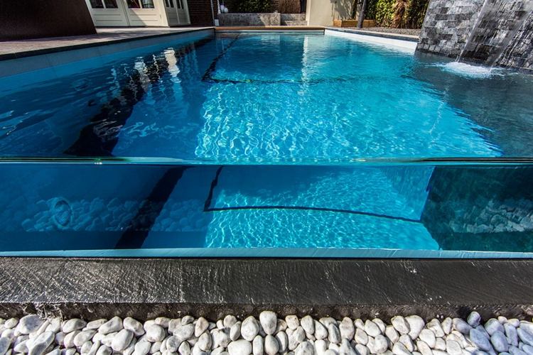 piscinas modernas paredes fibra vidrio