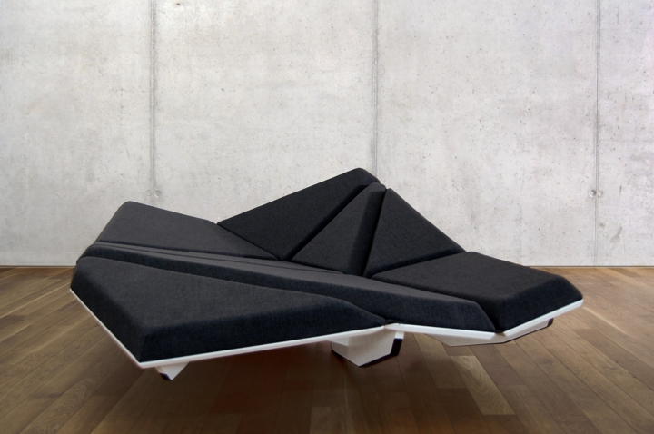 modelo en negro producto salones detallados sala muebles oscuros