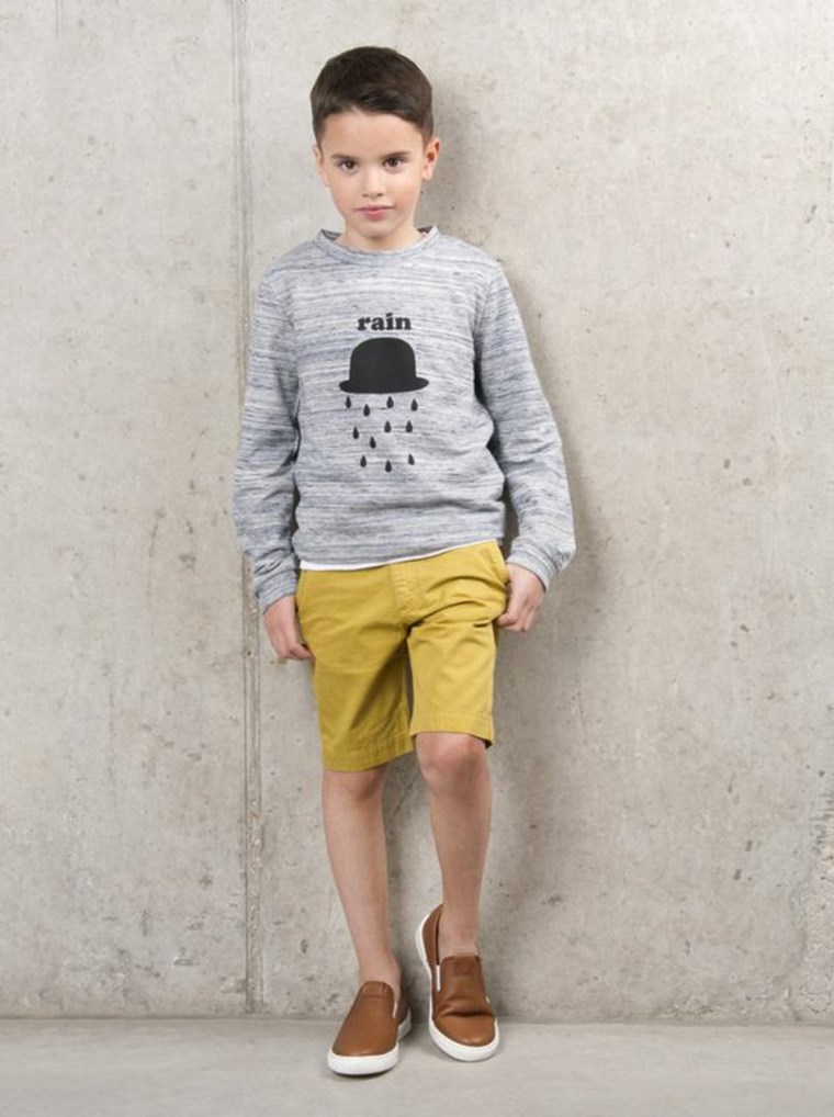 ropa infantil tendencias 2016 pantalon amarillo ideas