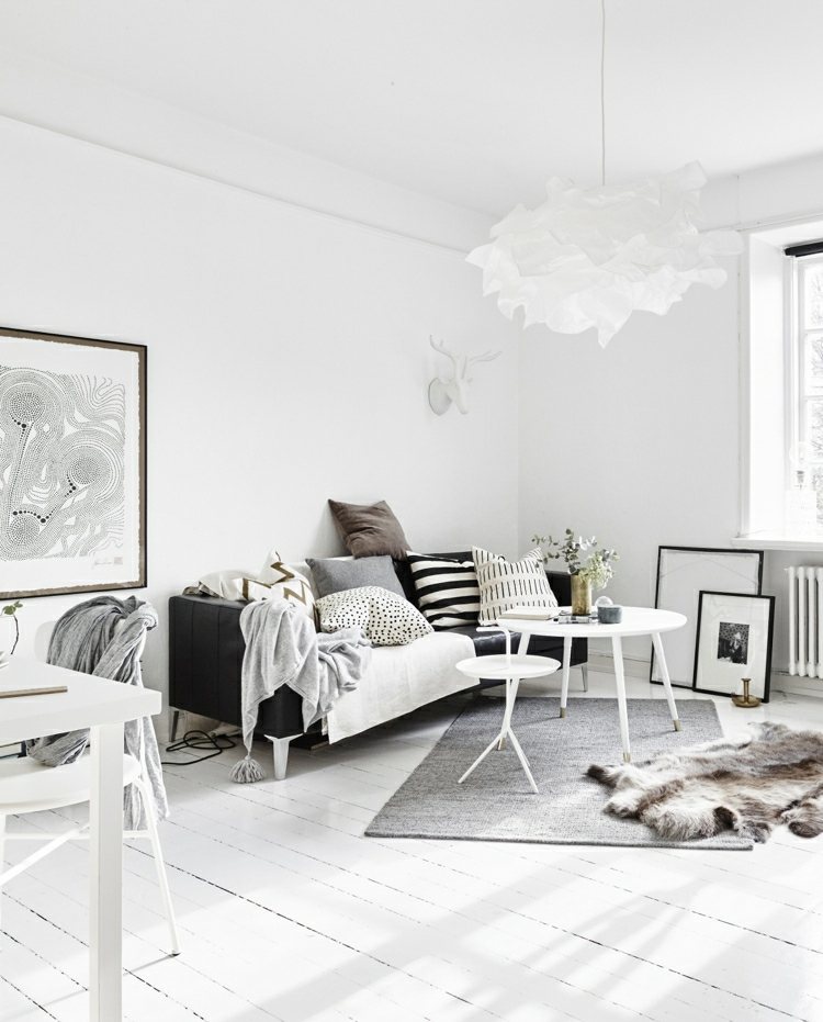 sala de estar estilo escandinavo