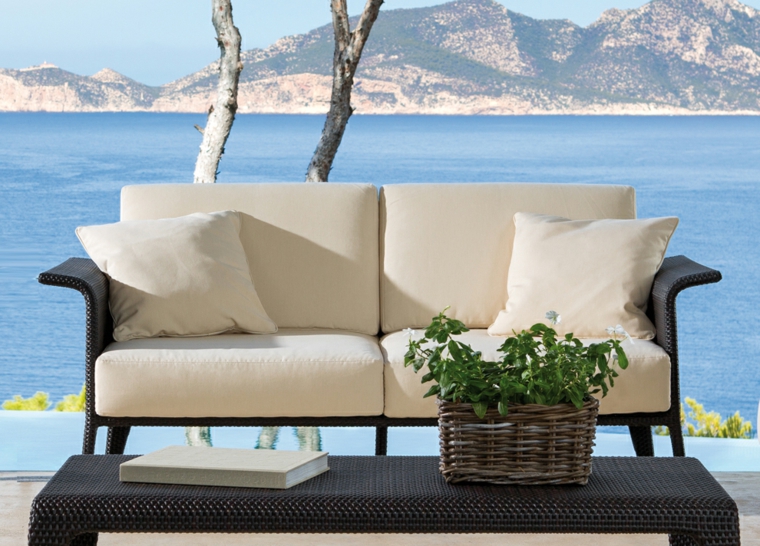 sillón de mimbre moderno sillon sofa mimbre moderno