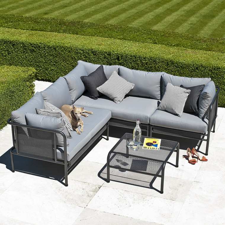 sofa jardin color gris