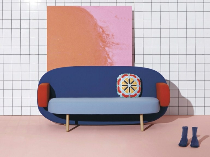 estilo decorativo sofas creatividad ideas salones colorido botas
