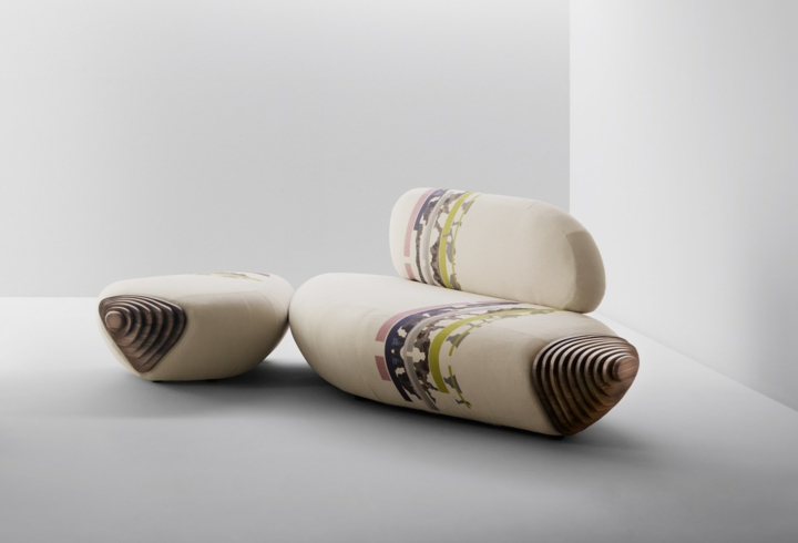 estilo de diseño sofas creatividad ideas salones tendencias botan madera