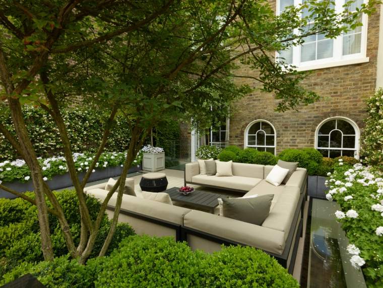 sofas terraza diseño lujosos deco