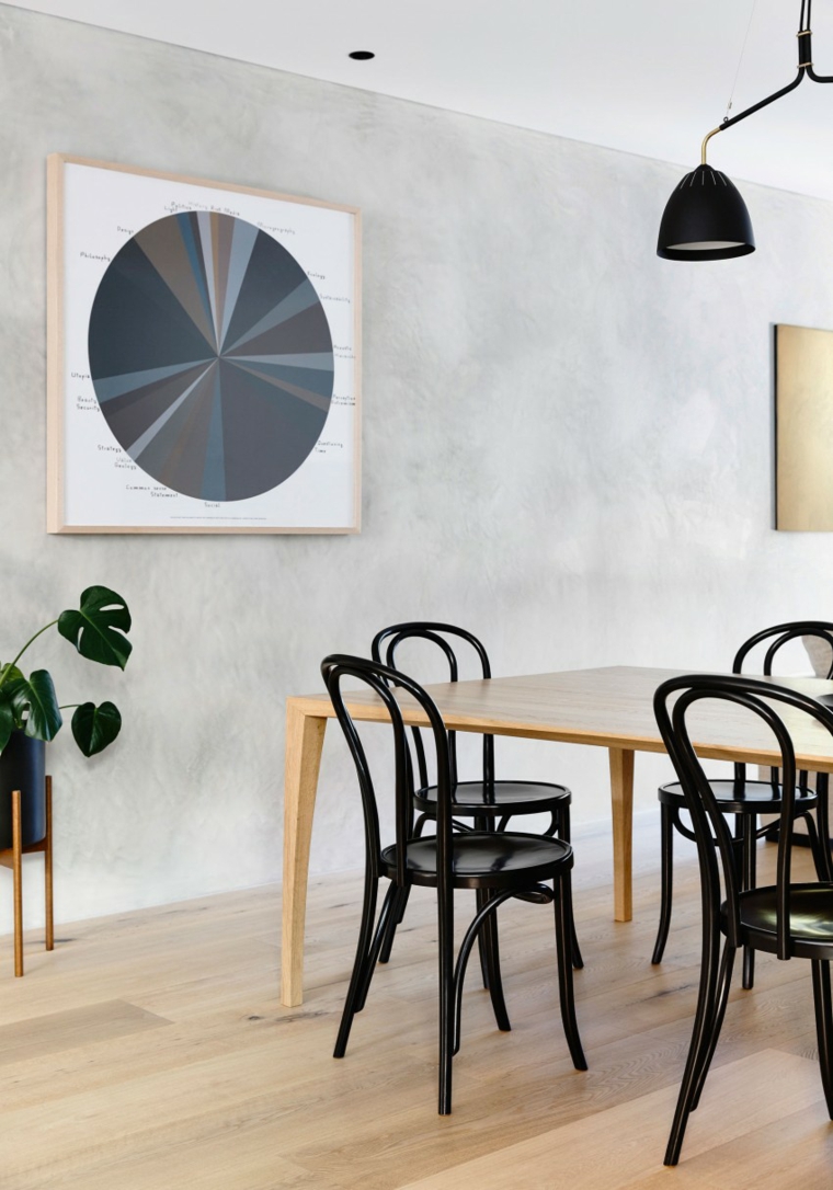InForm Victoria Australia comedor sillas negras ideas