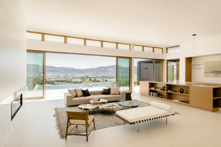 John Maniscalco Designs casa espaciosa contemporanea Oakville California ideas
