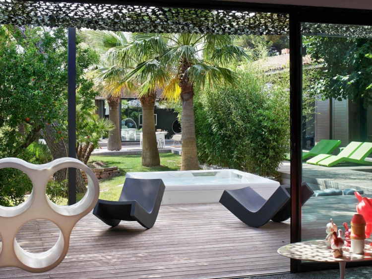 asientos contemporaneos agradables estilos patios conceptos redes