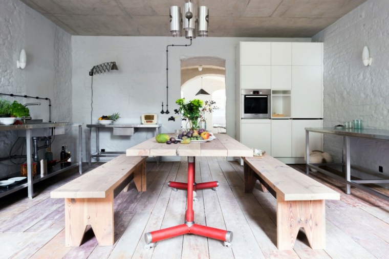 apartamento verano cerca Berlin cocina diseno ideas