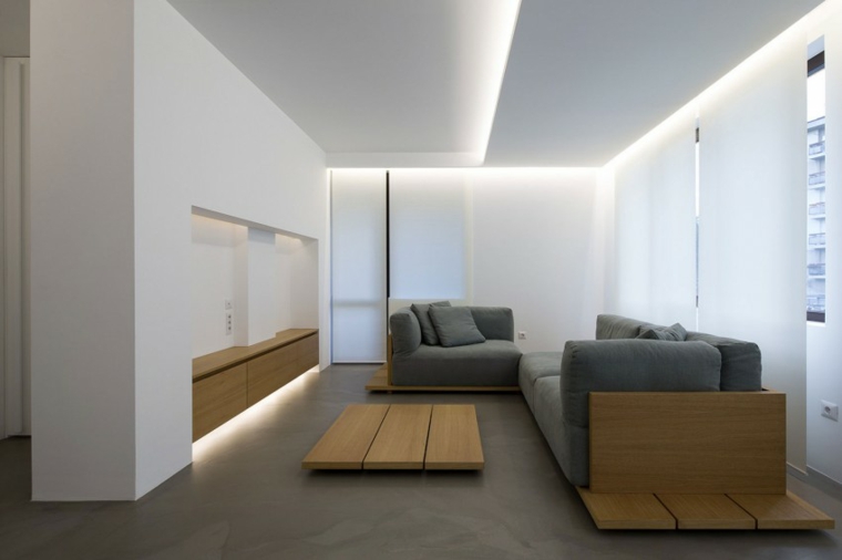 apartmento diseno minimalista disenado Elia Nedkov Sofia Bulgaria ideas