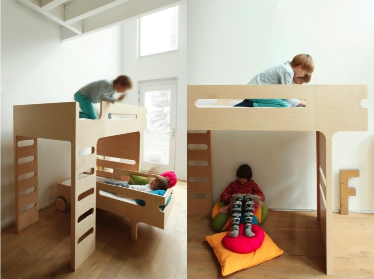 camas para niños diseño moderno