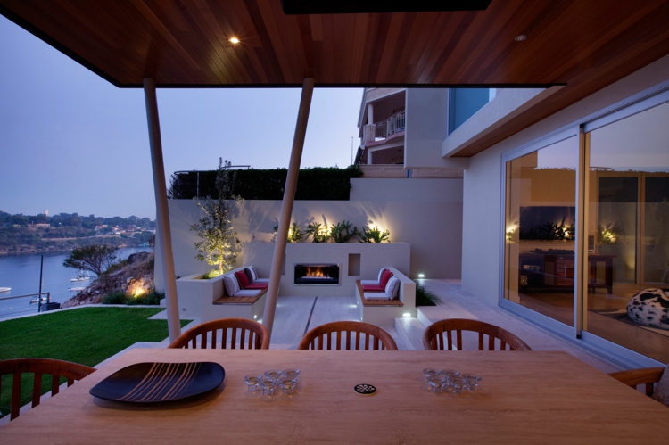 ideas de diseño coloridos salas muebles salidas estantes colores