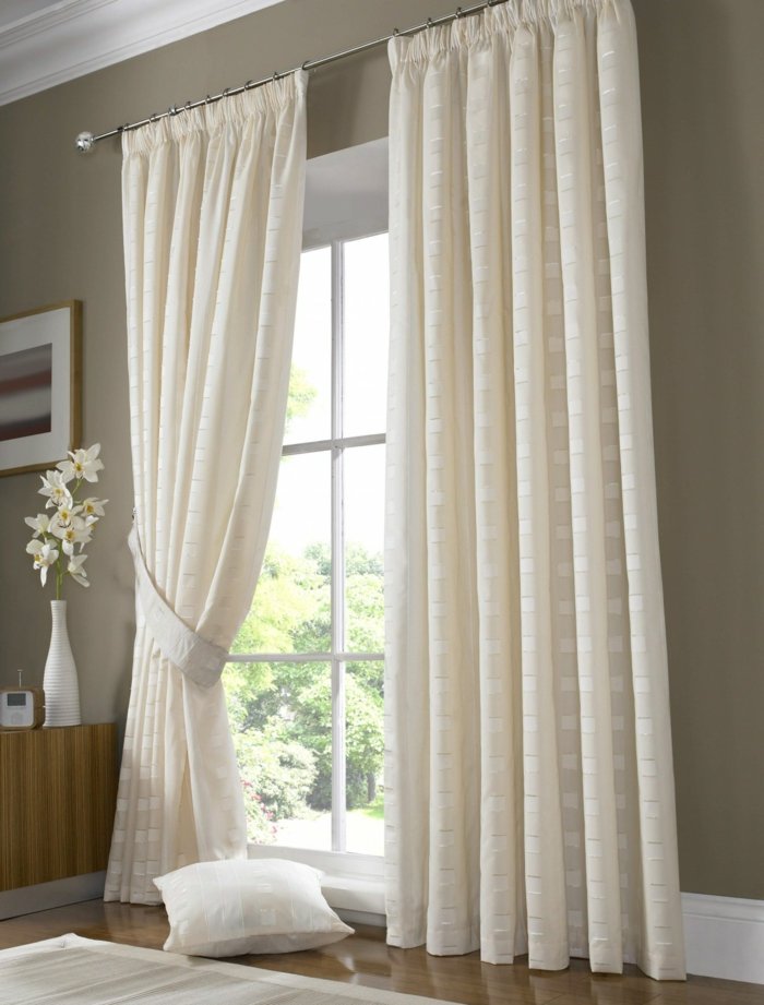 cortinas clasicas blancas casa diseno simple ideas