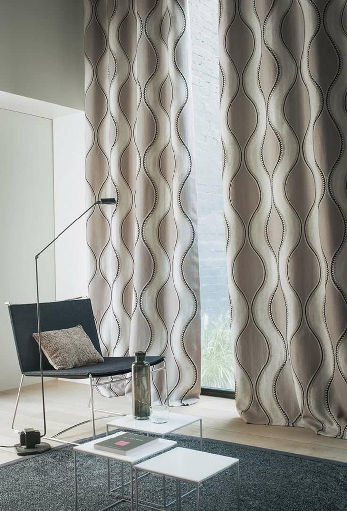 cortinas elegantes de color beige cortinas modernas enriquecen hogar elegante beige ideas