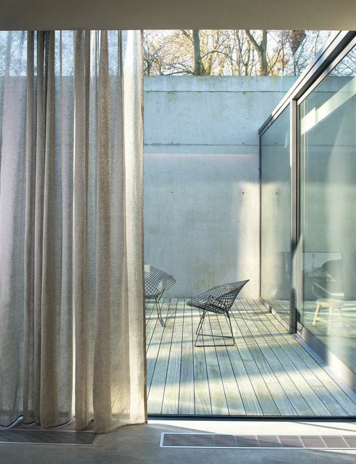 cortinas tranparentes cortina moderna enriquecen hogar separan interior exterior ideas