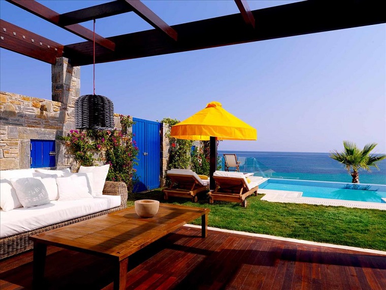 Costa mediterranea 50 terrazas en Grecia con diseño inspirador