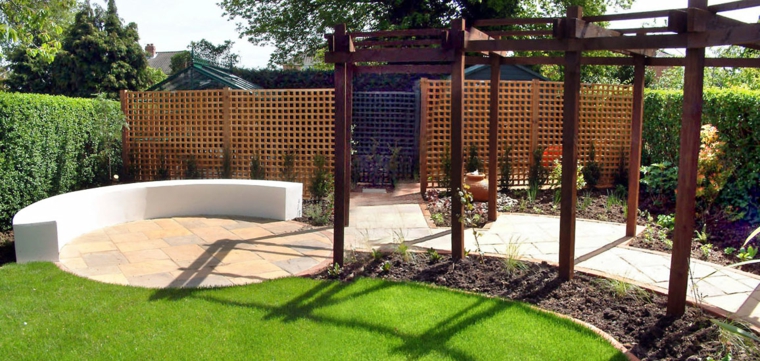 decoración de jardines con elementos modernos decoración jardines elementos modernos