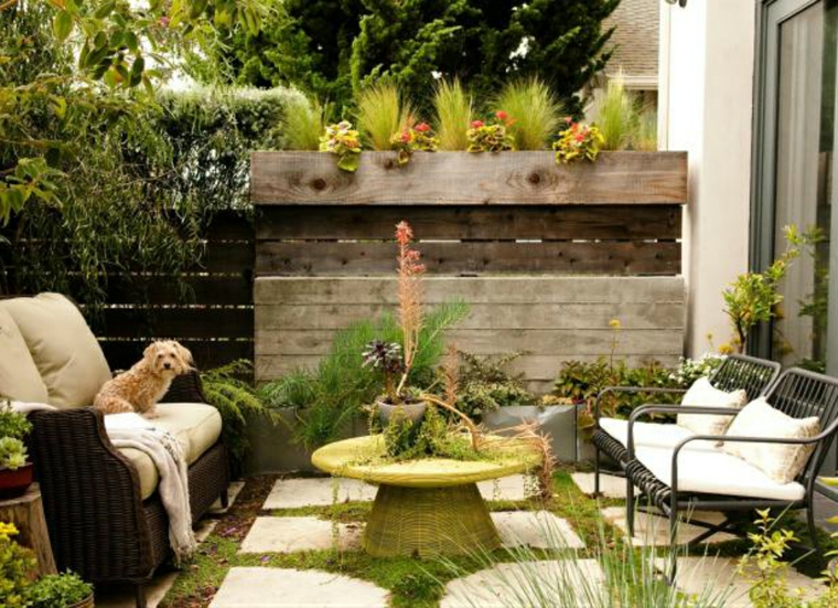 Diseño de patios y jardines pequeños - 75 ideas interesantes